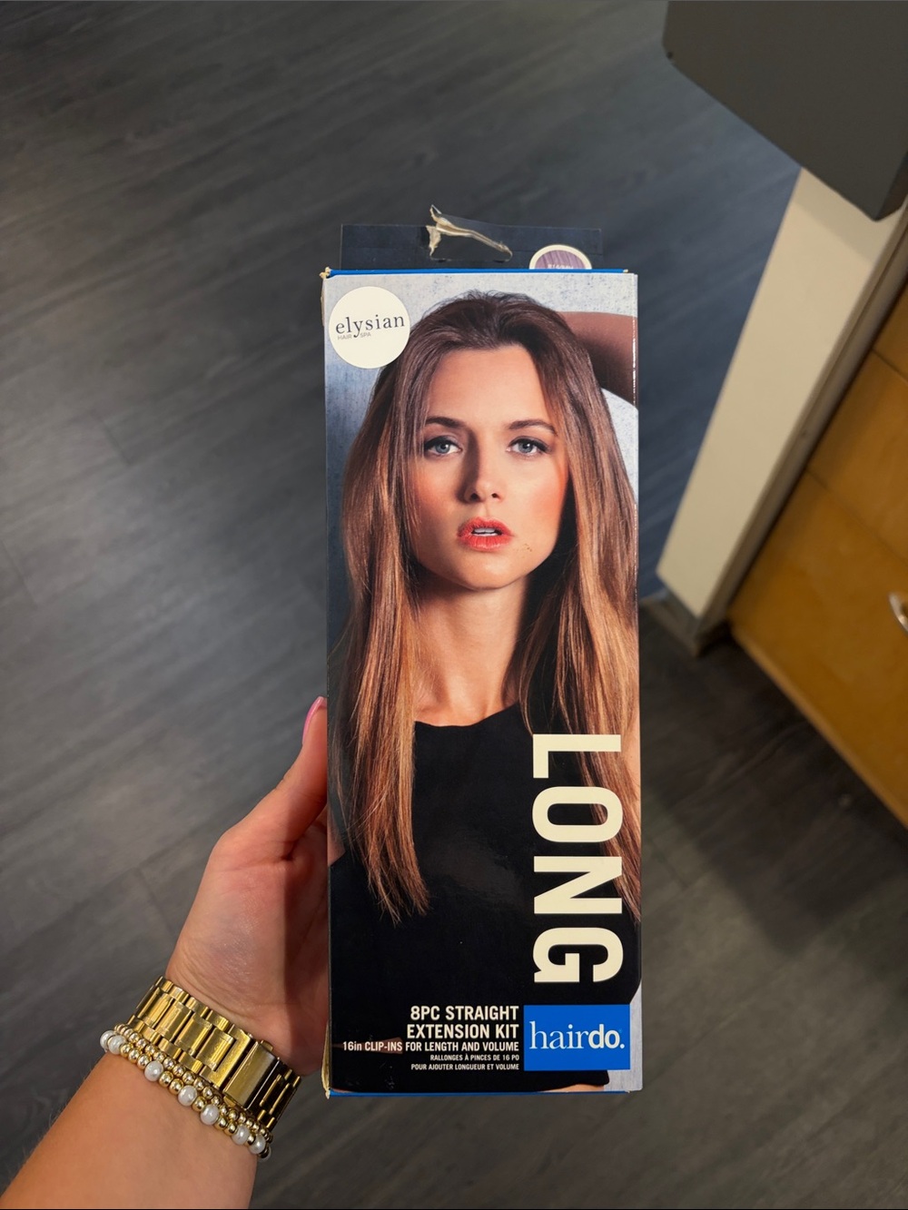 Hairdo Elysian Long 8pc Straight Hair Extension Kit - Golden Wheat 16 inch